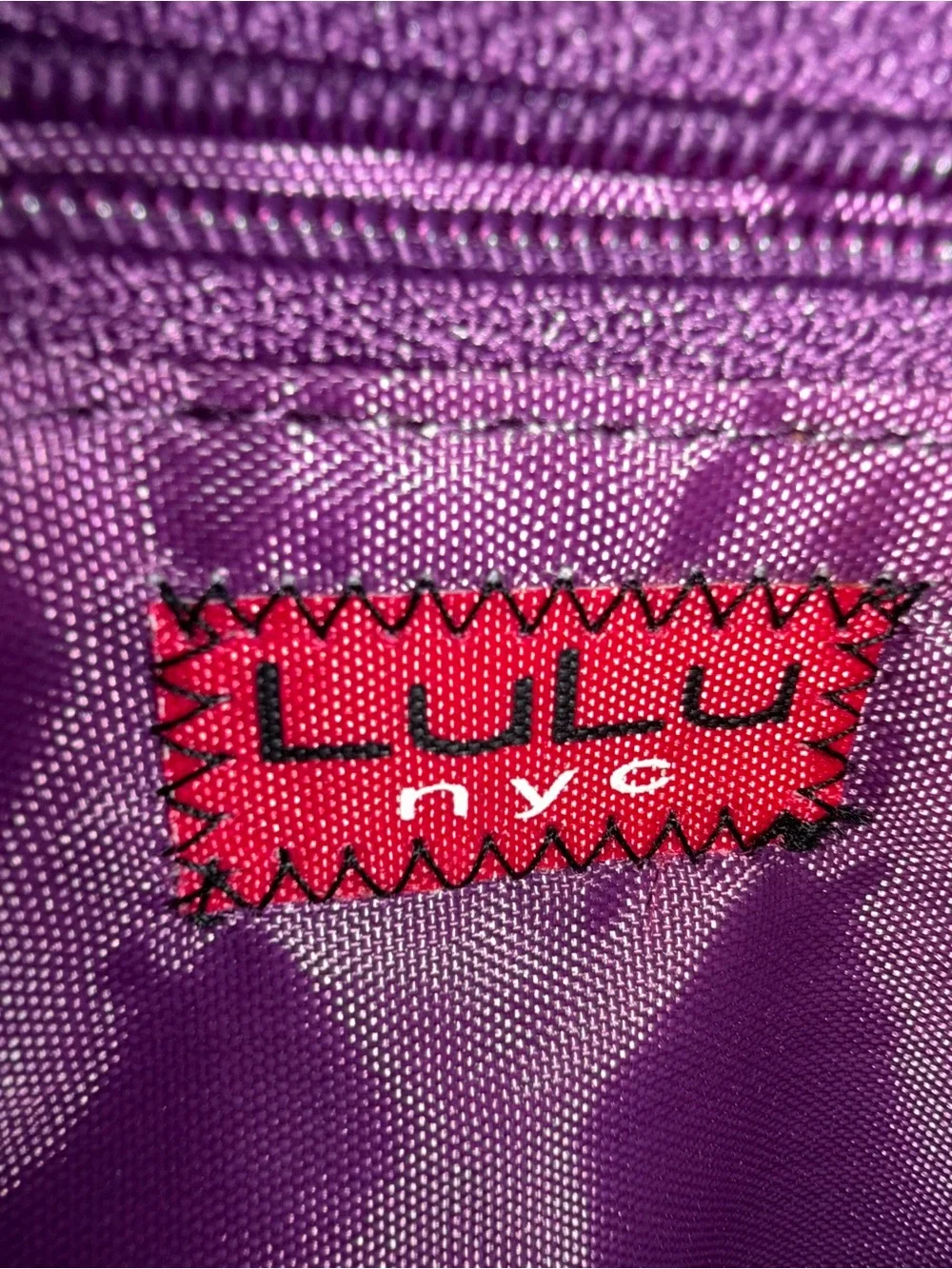 Lulu nyc Vibrant Fuchsia Wristlet Clutch with Decorative Silver Ring